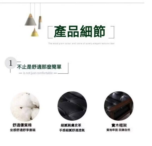 復古皮沙發 - Image 3