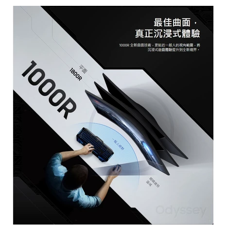 SAMSUNG 三星 G5 C34G55TWWC 曲面 電競螢幕 34型 VA 165Hz 1000R - Image 4